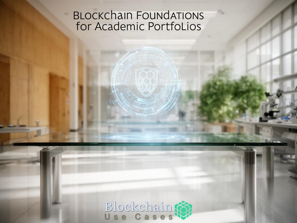 Blockchain Foundations for Academic Portfolios